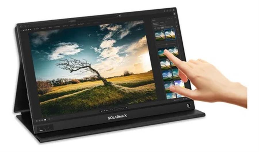 Monitor Portatil 16.1" QHD 120Hz Touch Solarmax (SX16P72T)