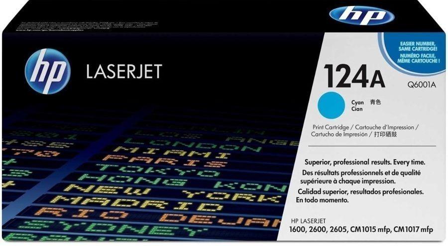 TONER HP ORIGINAL (Q6001A 124A) CYAN