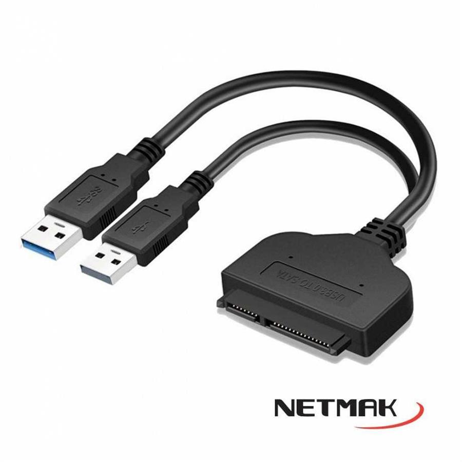 Adaptador de discos 2.5 a USB Netmak (NM-sata3)