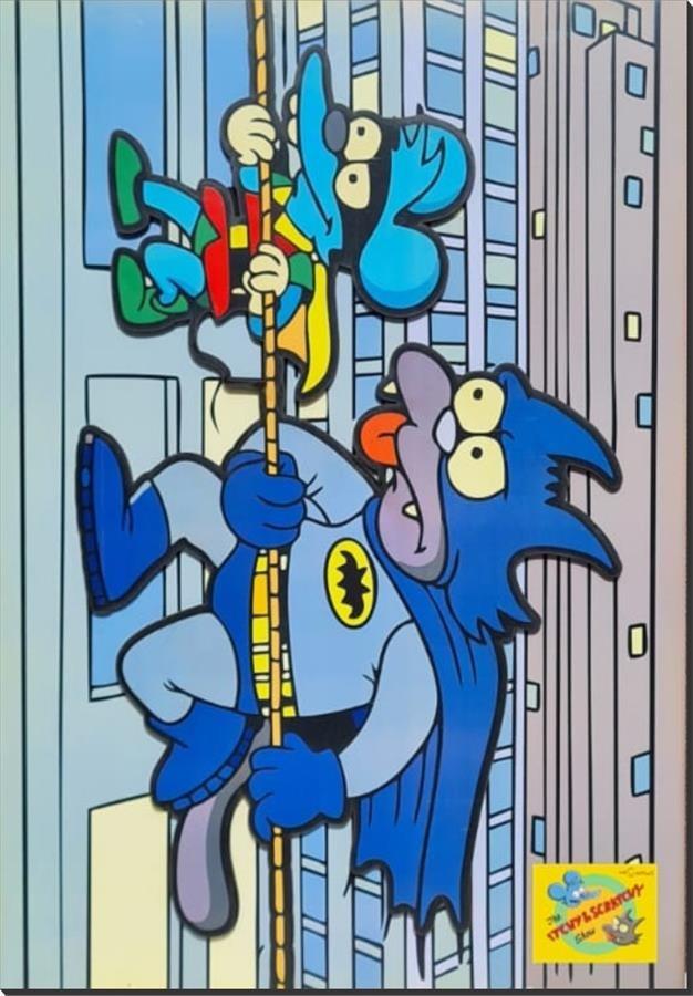 Cuadro Gamer 3D Simple Los Simpsons Tom Y Daily