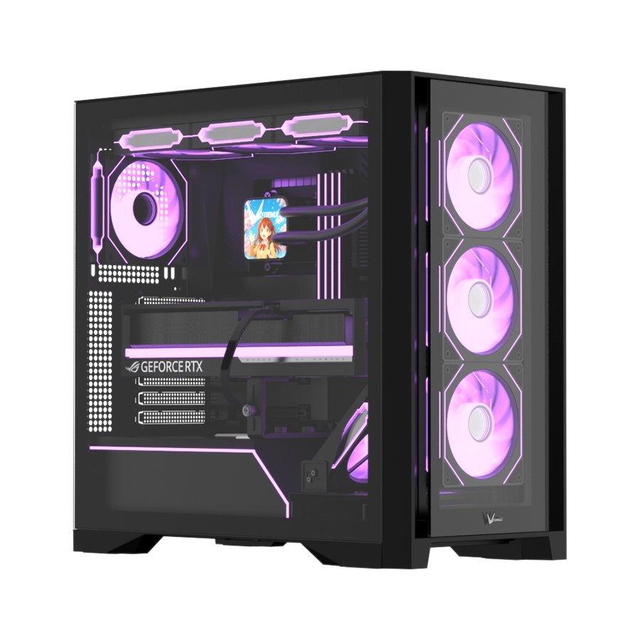 Gabinete Gamer Formula V Line Air Power G8 Floe Black