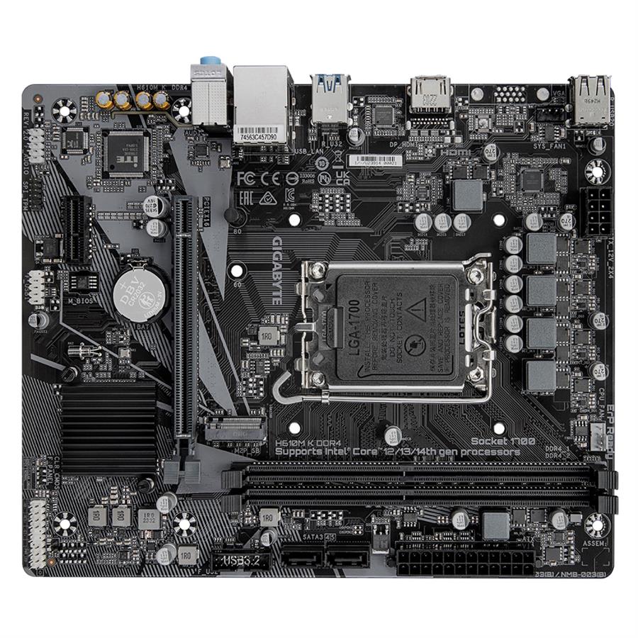 Mother Gigabyte H610M K DDR4 (LGA 1700) (12va/13va/14va Gen)