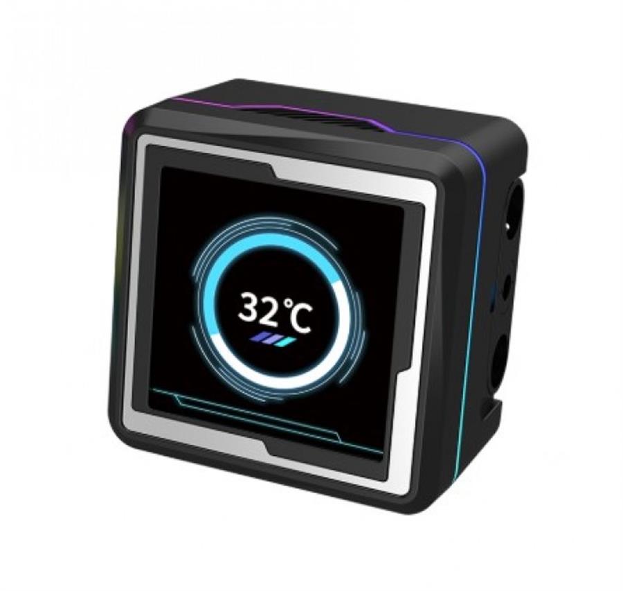 WATER COOLER RAIDMAX CPU LM360 ARGB WITH ANIMATION DISPLAY BLACK