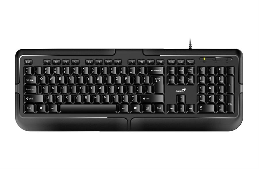 Teclado Genius KB-118 II Black USB SP CB (0271)