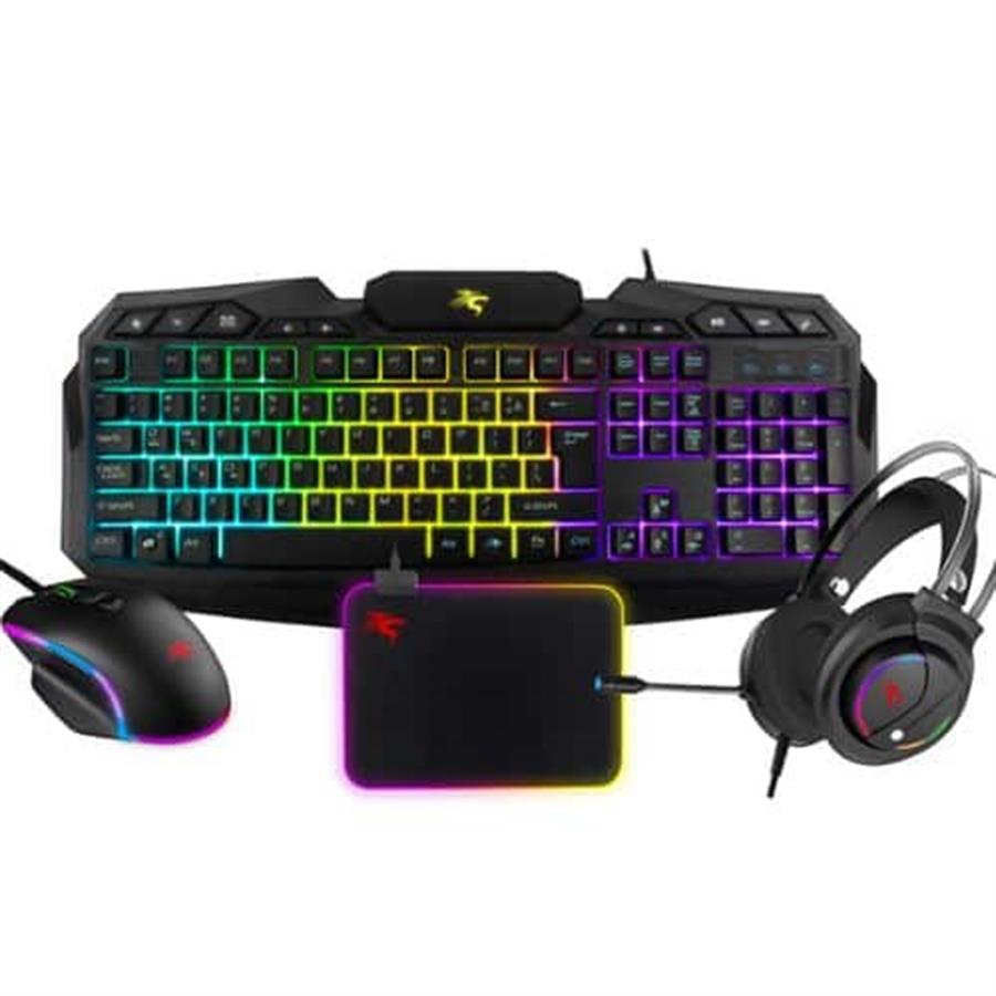 Combo Gamer Sentey Mouse + Teclado + Auricular +Pad (GS-5850)