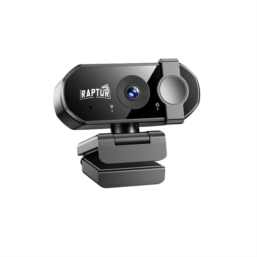 Web Cam Raptor Vision 4K c/microfono c/tapa (7008)