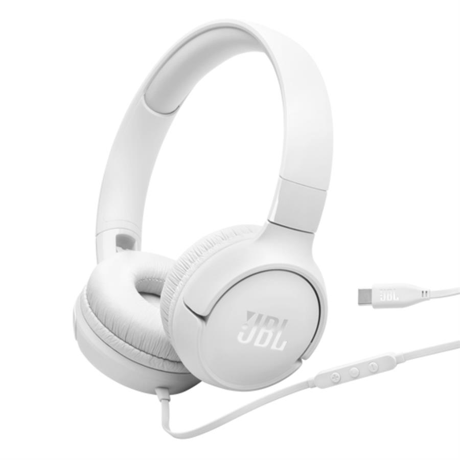 AURICULAR JBL T520C ON-EAR USB C BLANCO (3224)