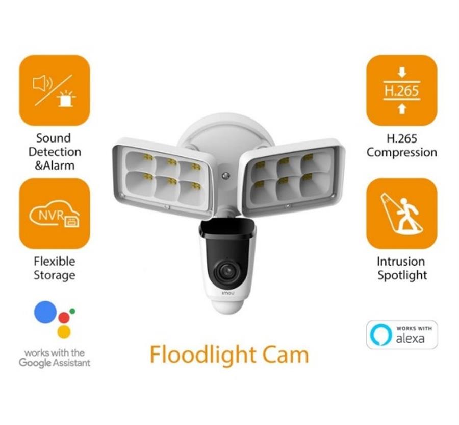 Camara IP Exterior Imou + 2 Reflectores Lues LED Floodlight Cam