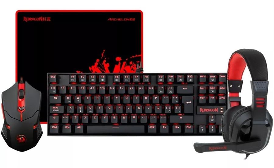 Combo Periféricos Redragon K552-BB-SP