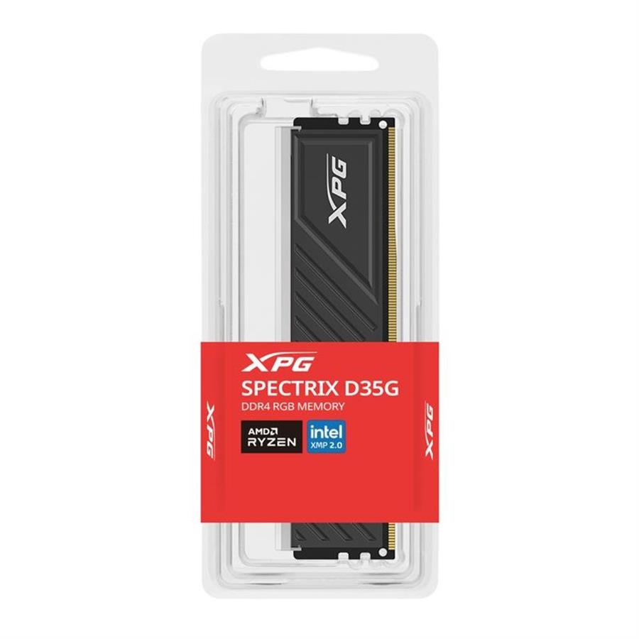 Memoria RAM XPG 8GB Spectrix D35G RGB Black (3600 MHz)(DDR4)
