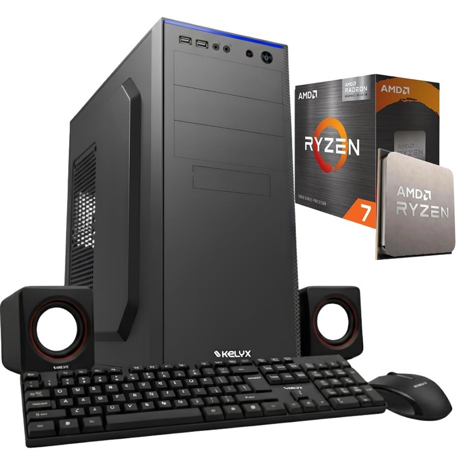 PC Armada de Oficina Ryzen 7 5700G 16GB 3200 MHz SSD M.2 512GB