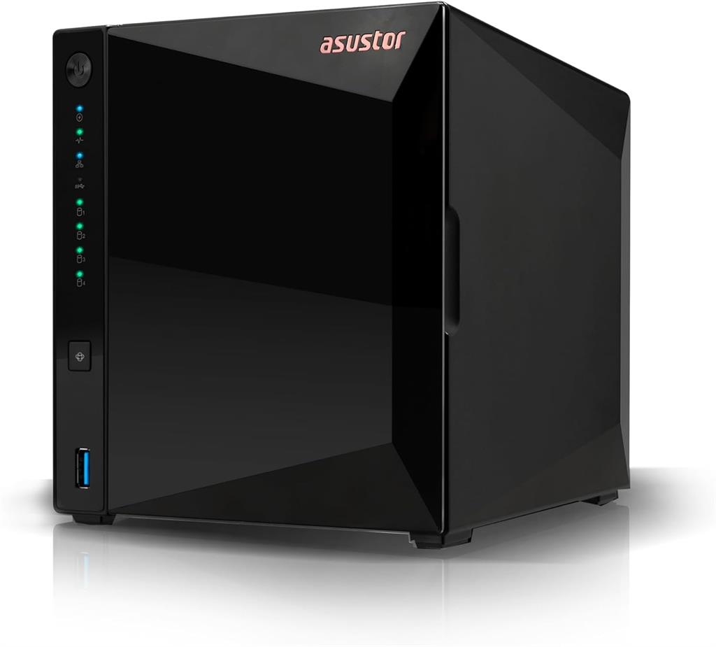 Asustor NAS Tower Drivestor 4 Pro Gen2 AS3304T v2 4X3.5/2.5