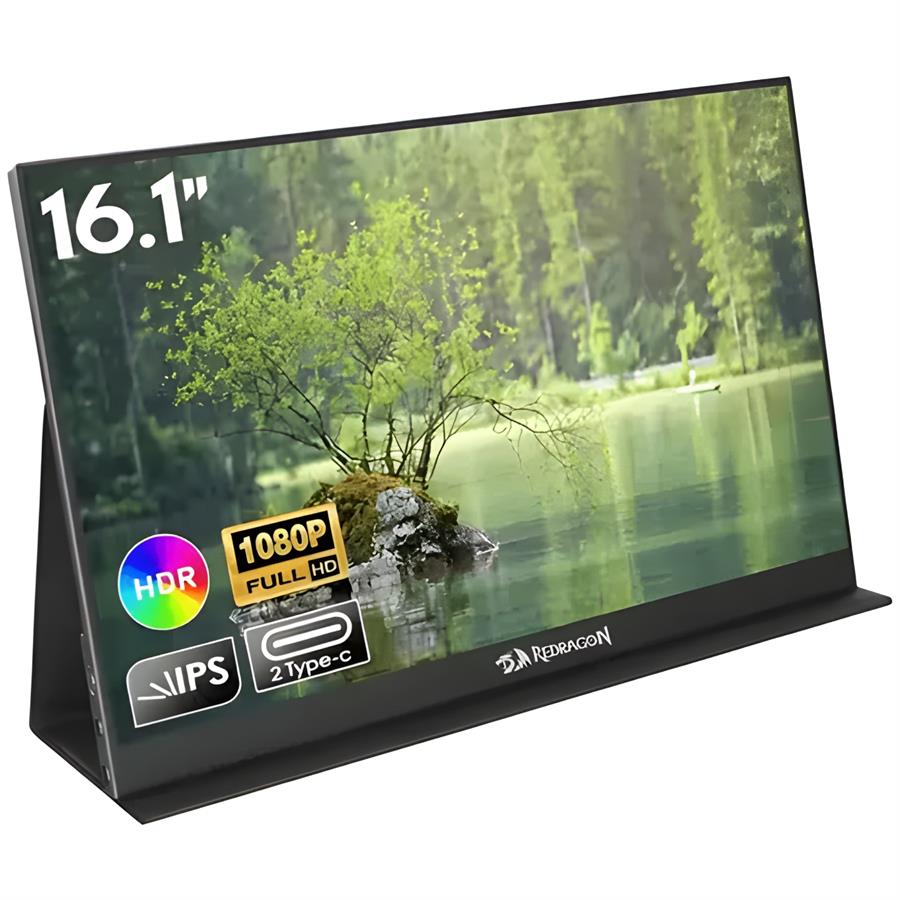 Monitor Portatil 16" Redragon Onyx Rdmp1601 16" IPS 144hz