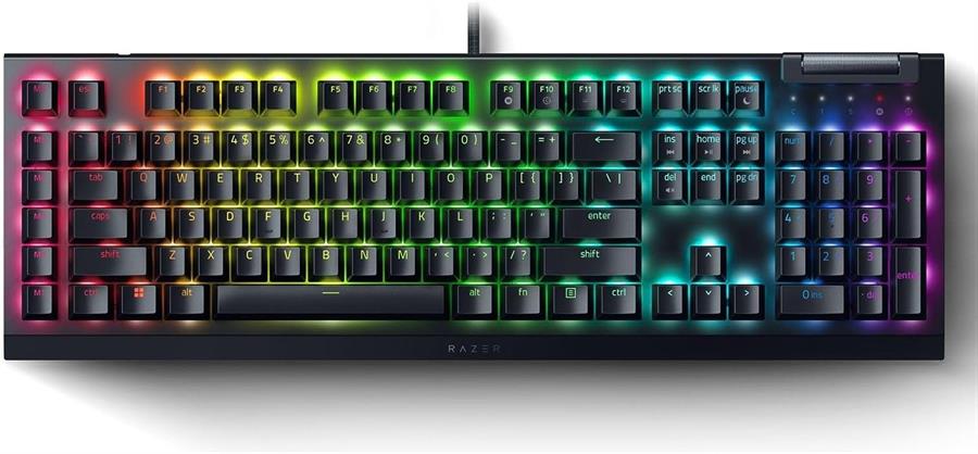 Teclado Gamer Razer Blackwidow V4 X Yellow