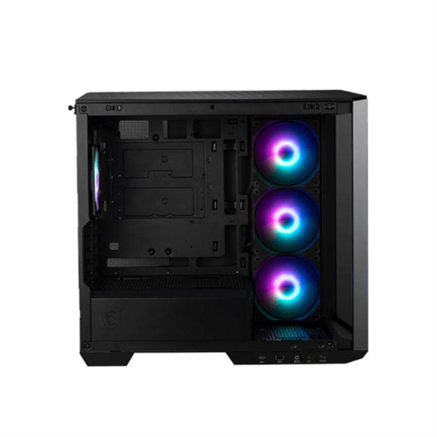 Gabinete MSI MAG PANO M100R PZ Micro ATX TG x2 ARGB Fan x4 Black