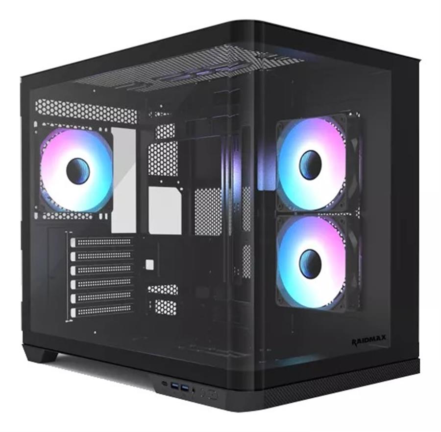 Gabinete Raidmax Infinita I630 Fishtank Curved Glass Argb