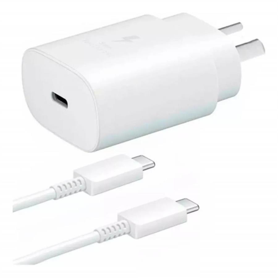 Cargador USB a USB-C 220V Carga Rapida 25w C/Cable C-C Kolke (KCR-647)