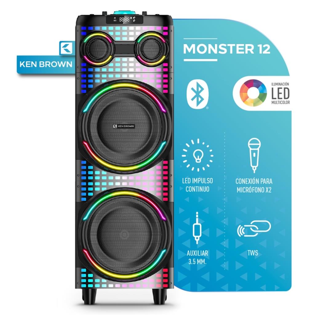 Parlante Ken Brown Monster 12 150w Rms