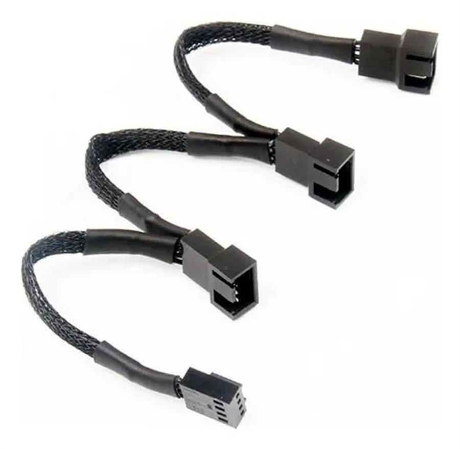 Cable Splitter Adaptador 4 Pines Cooler A 4 Pines X3 Cooler