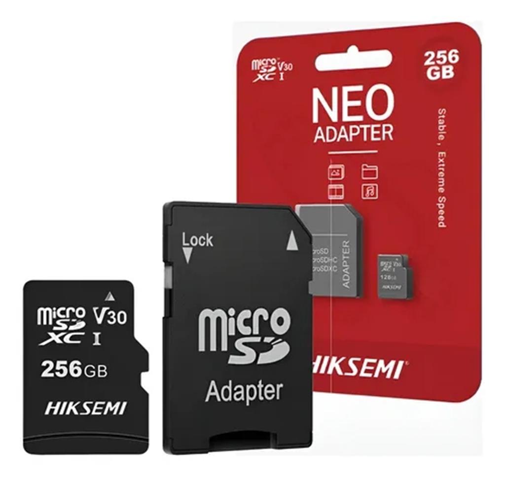 MicroSD HIKSEMI 256Gb NEO c/Adap (6119)