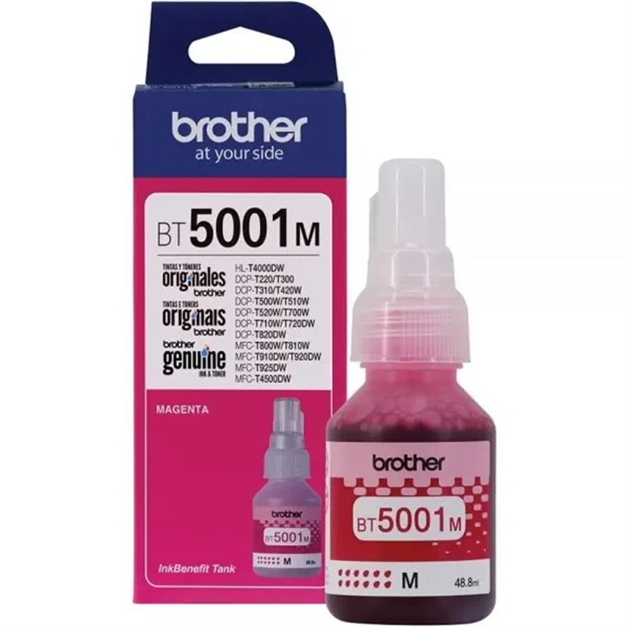 Botella de Tinta Brother Magenta BT5001M
