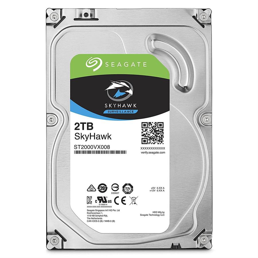 Disco duro HDD Seagate Skyhawk 2TB SATA 6 Gb/s 64MB