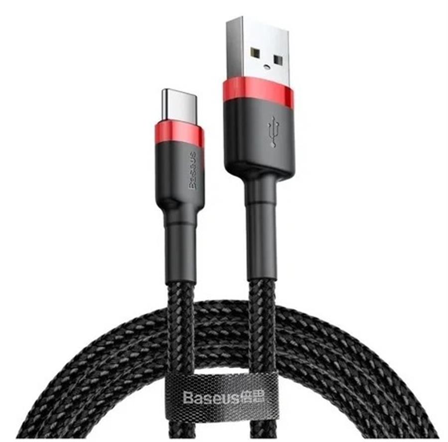 Cable USB a USB C Baseus 3M (CATKF-U09) Negro/Gris A00470