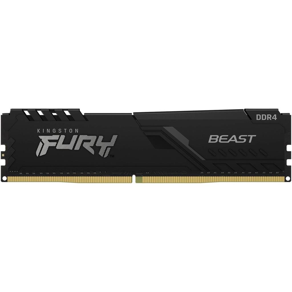 Memoria Ram UDIMM KINGSTON Fury Beast 16GB DDR4 3200MHz CL16 1.35V Single Negro