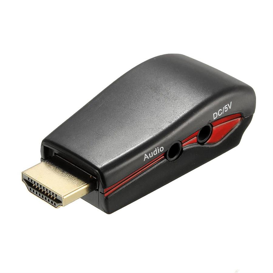 Conversor HDMI a VGA + 3.5Mm Audio + Power C/Cable Int.Co (09-031AC)
