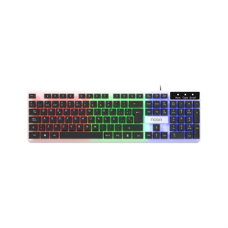 Combo Gamer Noga Nkb-413 (Teclado+Mouse+Mouse Pad) Retroiluminado (consultar color)