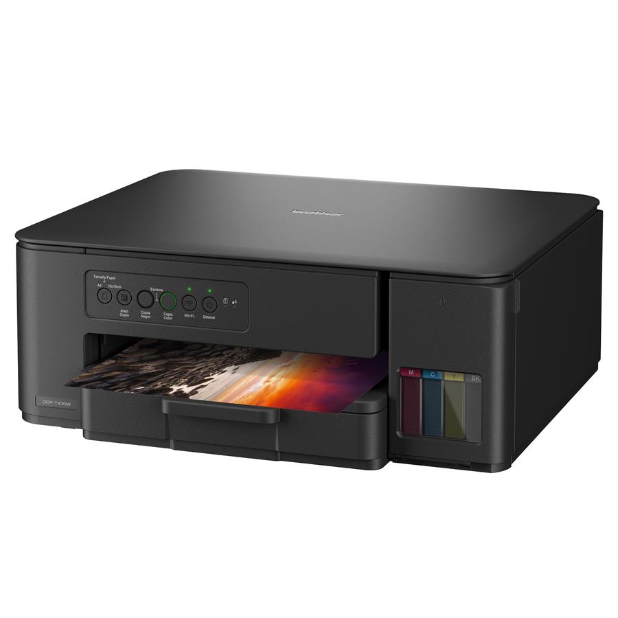 Multifuncion Inktank Brother DCP-T430W Sistema Continuo
