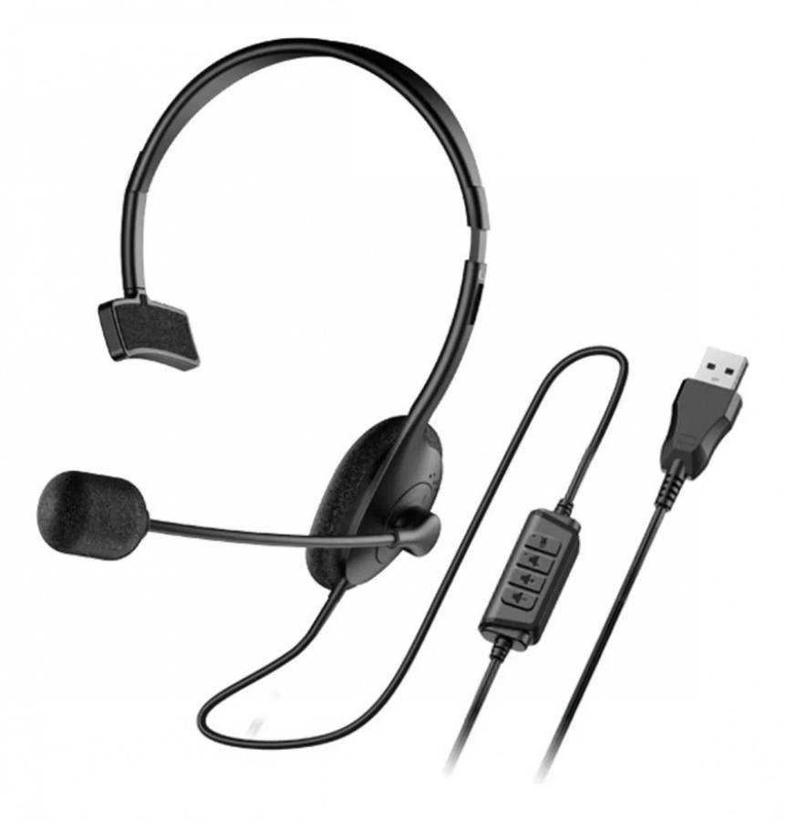 Auricular Genius Hs-100u Black Usb