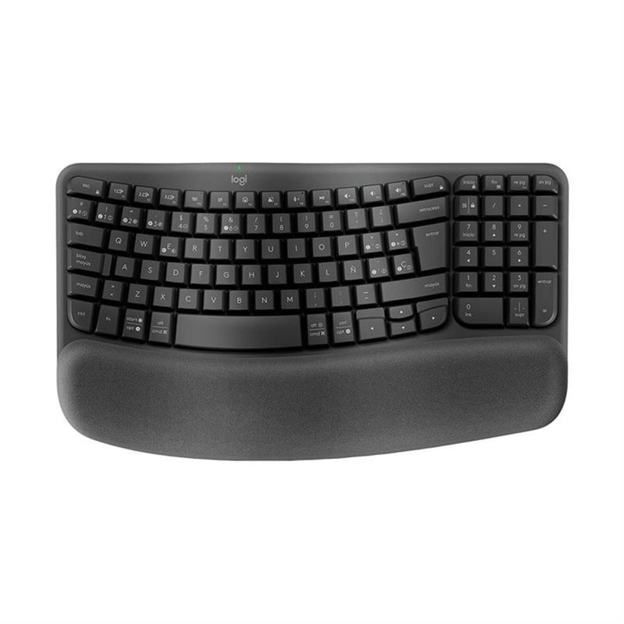 Teclado Inalámbrico Logitech Ergonómico Wave Keys (consultar colores)