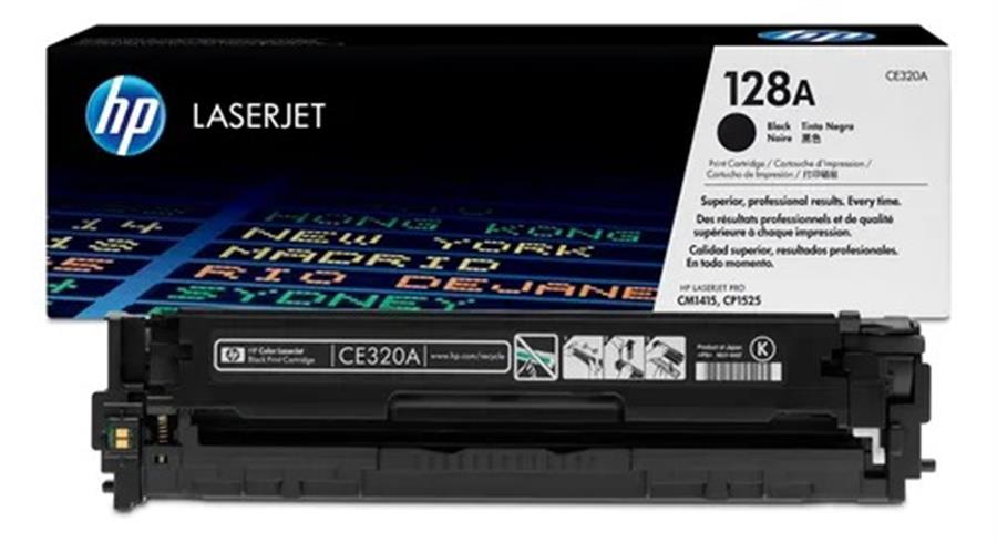 TONER HP ORIGINAL 128A (HEWCE320A) NEGRO