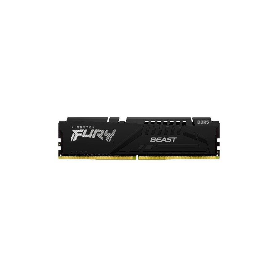 Memoria Ram UDIMM KINGSTON Fury Beast 16GB DDR5 6000MHz CL36 1.25V Single Negro