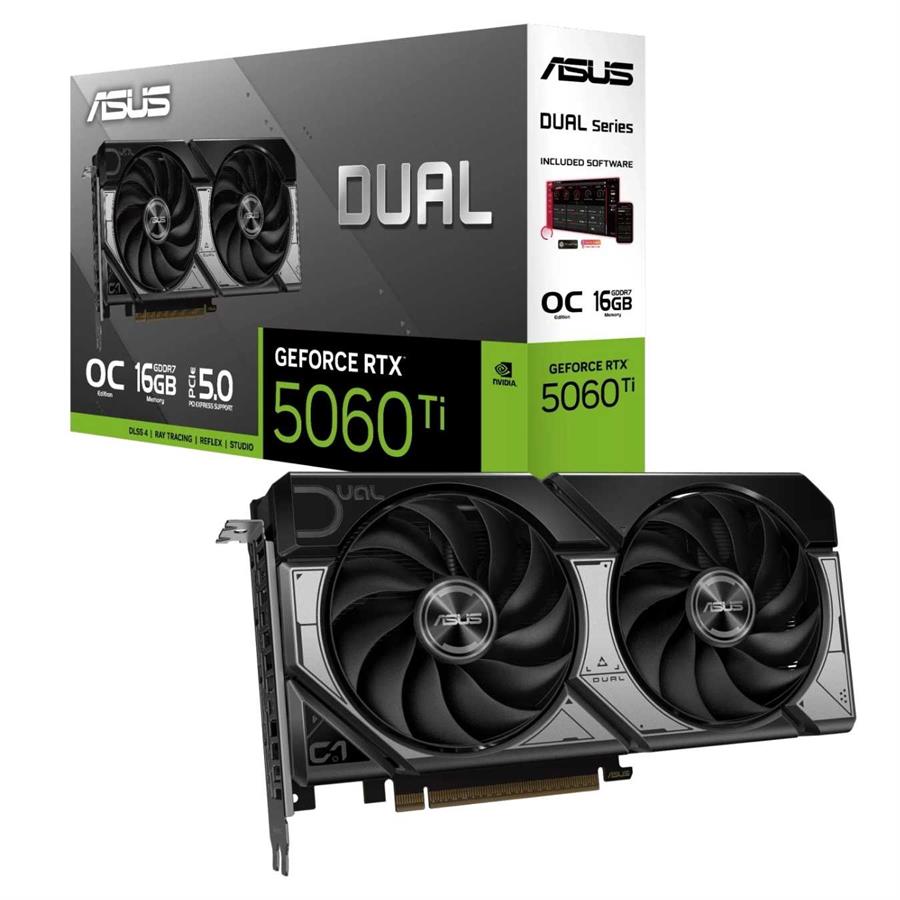 Placa de Video ASUS NVIDIA GeForce DUAL RTX5060TI