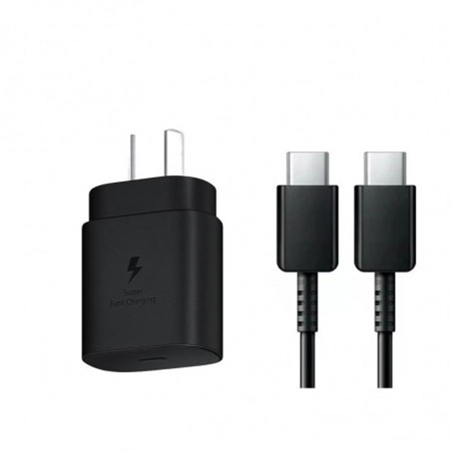 Cargador USB a USB-C 220V Carga Rapida 25w C/Cable C-C Kolke (KCR-647)