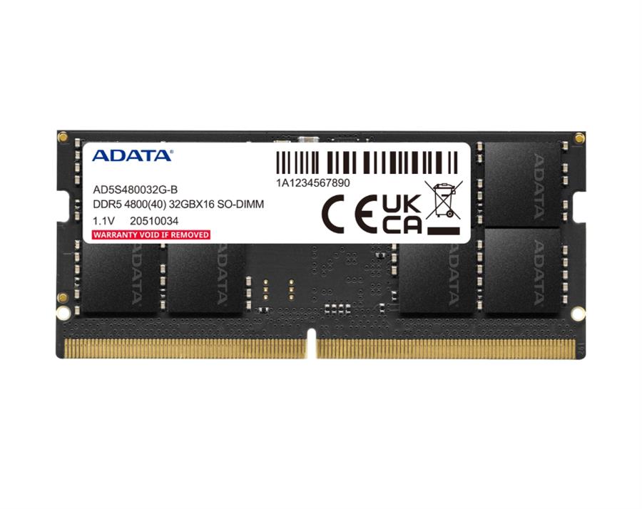 Memoria Ram SODIMM ADATA 16GB DDR5 4800MHz CL40 1.