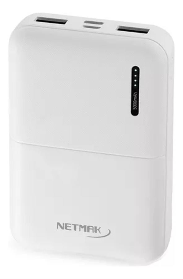 Power Bank Led Netmak 5000 mAh NM-PB3