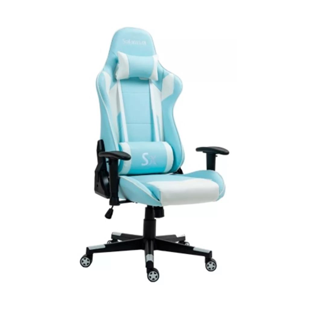Silla Gamer Solarmax 5001 Celeste (SXGC-5001-CL)