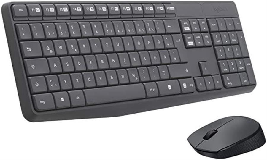 Teclado y mouse logitech  MK235 inalámbrico