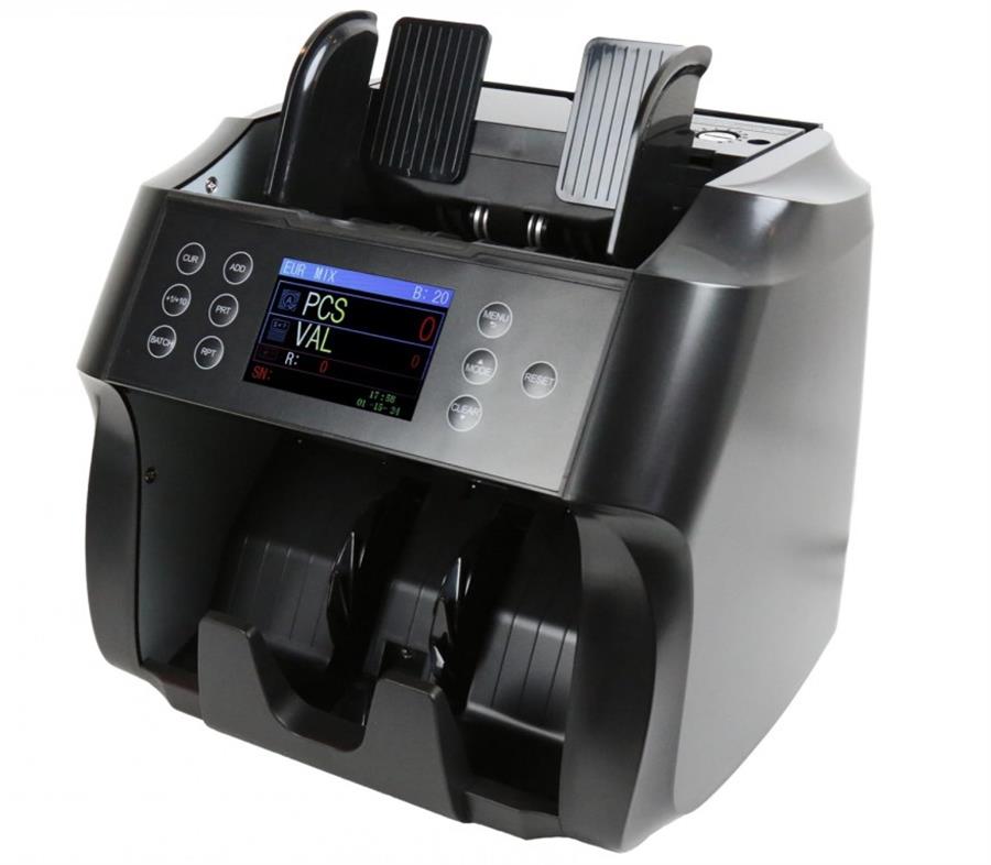 Oxxen T3000um Contadora, Clasificadora Y Detectora  De Billetes Falsos Una Bandeja 2 Sensores