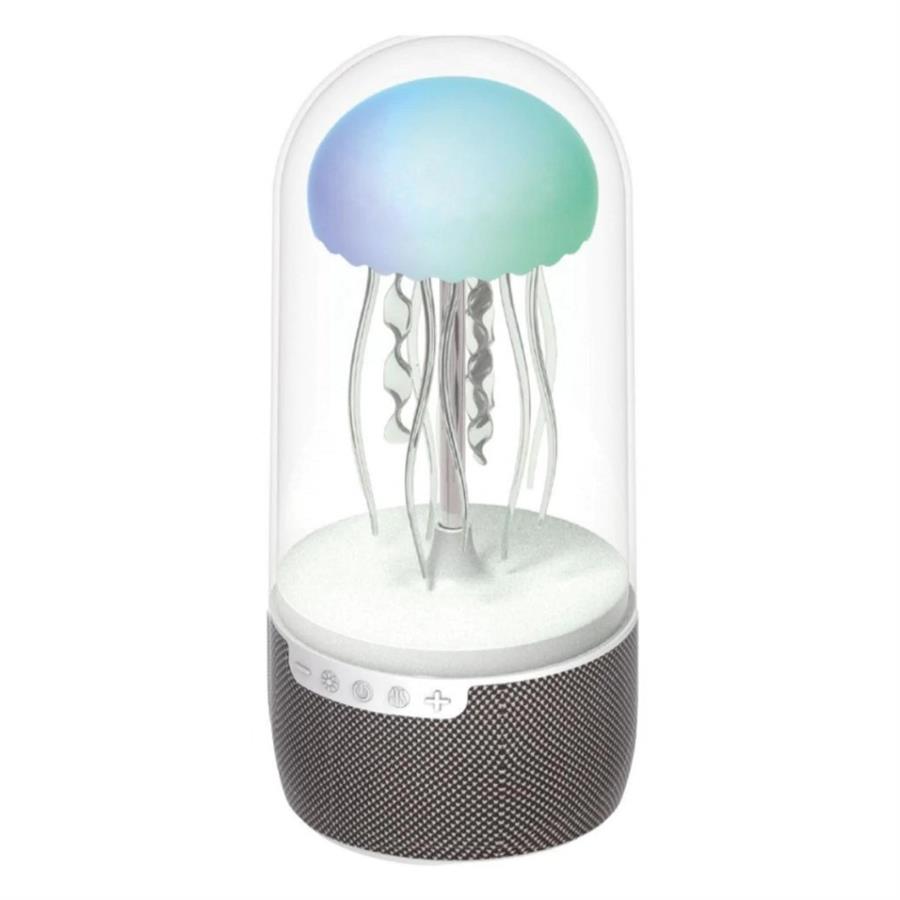 Velador Parlante Netmak Medusa Bluetooth con Luces