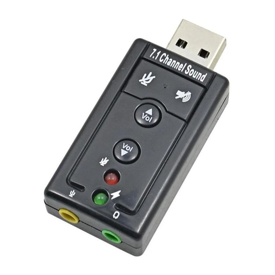 Placa de Sonido USB 7.1 Netmak (NM-SU8CH)